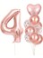 Rose Gold Kalpli 4 Yaş Folyo Balon Set 1