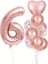 Rose Gold Kalpli 6 Yaş Folyo Balon Set 1