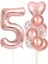Rose Gold Kalpli 5 Yaş Folyo Balon Set 1