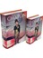 Ahşap Kutu Charlie Chaplin 2'li Set Ofis Hobi Hediyelik Dekoratif Kitap 32X24X8CM-26X18X6CM 3