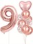 Rose Gold Kalpli 9 Yaş Folyo Balon Set 1