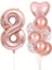 Rose Gold Kalpli 8 Yaş Folyo Balon Set 1