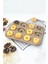 Karbon Çelik 12 Li Çiçek Kalp Şekil Donut Kek Pişirme Kalıbı MT123 1
