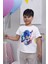Sonic Tshirt Beyaz Çocuk Tshirt Unisex Kesimli 1