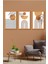3 Parça Çerçeve Görünümlü Mdf Tablo Seti 1