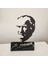 Metal Masaüstü Atatürk Büstü | 18 x 27 cm | Siyah & Gold Renk Seçenekli 4