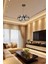 Modern Siyah Çember Model Tek Renk LED Avize 2
