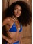 Kadın Çevre Dostu - Anti Pilling Evil Eye Bead Blue Bikini 2