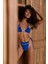 Kadın Çevre Dostu - Anti Pilling Evil Eye Bead Blue Bikini 6