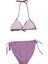 Çağrı Mayo Lila Kadın Bikini Takımı Üçgen Kalıp 2