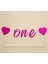 One Yazılı Simli Pembe Renk Banner Ipli Duvar Süsü 1 Yaş Parti Süsü 2