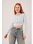 Ters Dikişli Basic Bebe Mavisi Body Bluz 1