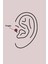 316L Çelik Gümüş Renk Zirkon Taşlı Kutup Yıldızı Model Tragus Piercing - TJ-PR1301 2