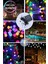 100 LED 11M Solar LED Rgb Işık Güneş Enerjili Bahçe Teras Balkon Ağaç Lambası Aydınlatma RGB Çok Renkli ışık 5