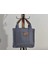 Tote Bag- Küçük Boy Kanvas Triko Kumaş Kadın El Ve Omuz Çantası 1