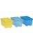 3 Adet Kapaklı Küçük Düzenleme Kutusu 17X10X8 cm Ikea 3'lü Set Saklama Kutusu Renkli Plastik Kutu Organizer 1