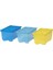 3 Adet Kapaklı Küçük Düzenleme Kutusu 17X10X8 cm Ikea 3'lü Set Saklama Kutusu Renkli Plastik Kutu Organizer 3