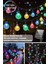 100 Top Ledli Solar Kristal Bahçe Dekorasyon Aydınlatma Rgb Işık Güneş Enerjili RGB Çok Renkli Işık 1