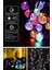 100 Top Ledli Solar Kristal Bahçe Dekorasyon Aydınlatma Rgb Işık Güneş Enerjili RGB Çok Renkli Işık 3