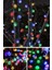 100 Top Ledli Solar Kristal Bahçe Dekorasyon Aydınlatma Rgb Işık Güneş Enerjili RGB Çok Renkli Işık 5