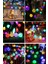 100 Top Ledli Solar Kristal Bahçe Dekorasyon Aydınlatma Rgb Işık Güneş Enerjili RGB Çok Renkli Işık 7