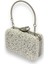 Mini Boy Sedef Ekru Renk Incili Abiye Çanta Gelin Çantası Gece Çantası Portföy Clutch Mezuniyet 2