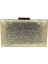 Altın Gold Dore Renk Parlak Ithal Kumaş Gece Çantası Abiye Çanta Portföy Clutch 1