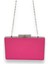Pembe Renk Çizilmeyen El Izi Yapmayan Mat Saten Abiye Çanta Gece Çantası Portföy Clutch Düğün Nişan 3
