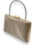 Rose Gold Renk Lazer Desenli Abiye Çanta Gece Çantası Düğün Nişan Kına Çantası Portföy Clutch 2