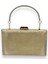 Altın Renk Lazer Desenli Abiye Çanta Gece Çantası Düğün Nişan Kına Çantası Portföy Clutch 1
