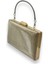 Altın Renk Lazer Desenli Abiye Çanta Gece Çantası Düğün Nişan Kına Çantası Portföy Clutch 2