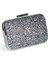 Antrasit Gri Renk Pullu Pul Payet Çanta Gece Çantası Abiye Çanta Portföy Clutch 2