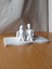 Dalgalı Beton Sunum Tepsisi & 4'lü Biblo Aile 5'li Set 2