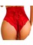 Kırmızı Dantelli Yüksek Bel Külot Hera - K1001 1