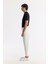 Erkek Beyaz Slim Fit Beli Lastikli Bi Stretch Chino Pantolon B003033 2