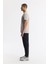 Erkek Gri Bisiklet Yaka Baskılı Bi Stretch İnterlok T-Shirt A51Y1044 3