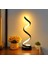 , Çok Şık Spiral Masa Lambası, LED Bar Masa Lambası, USB ile Çalışan Beyaz Renkli Lamba 1