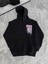 Uzun Kol Kapşonlu Ön ve Arka Baskılı Sweatshirt 1