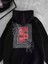 Uzun Kol Kapşonlu Ön ve Arka Baskılı Sweatshirt 2