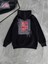 Uzun Kol Kapşonlu Ön ve Arka Baskılı Sweatshirt 4