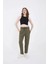 Unisex Üç Iplik Basic Eşofman Pantolon Haki 1