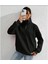 Unisex Uzun Kol Yarım Farmuarlı Yakalı Basic Sweatshirt 1