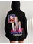 Baskılı Üç Iplik Kapüşonlu Oversize Sweatshirt 2