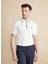 Polo Yaka Kırık Beyaz Erkek T-Shirt BBSS25MTS016 1