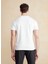 Bisiklet Yaka Kırık Beyaz Erkek T-Shirt BBSS25MTS011 5