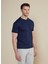 Bisiklet Yaka Lacivert Erkek T-Shirt BBSS25MTS011 2