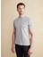Bisiklet Yaka Gri Erkek T-Shirt BBSS25MTS011 1