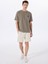 Gmg Fırenze Bisiklet Yaka Haki Erkek T-Shirt GU25MSS03016 2