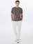 Gmg Fırenze Bisiklet Yaka Gri Erkek T-Shirt GU25MSS03014 3