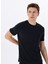 Gmg Fırenze Bisiklet Yaka Siyah Erkek T-Shirt GU25MSS03014 1